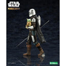 Star Wars ArtFX The Mandalorian & Grogu with Beskar Staff Statue-3