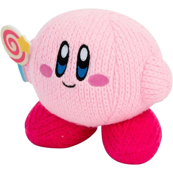 TOMY Nuiguru Knit Kirby Invincible Candy Plush - 6 Inch