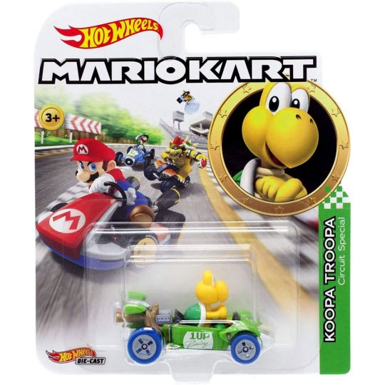 Hot Wheels Mario Kart Koopa Troopa Circuit Special Kart