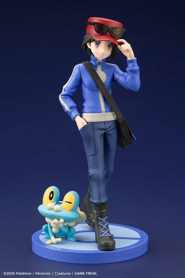 Pokémon Calem with Froakie ARTFX J STATUE