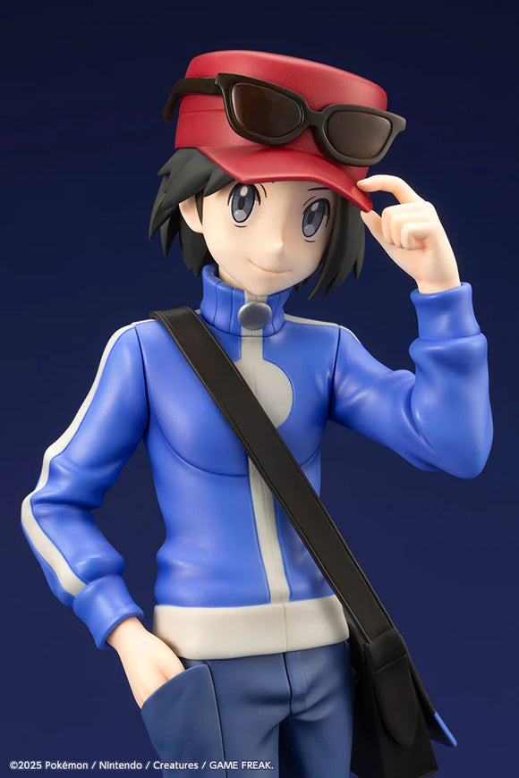 Pokémon Calem with Froakie ARTFX J STATUE