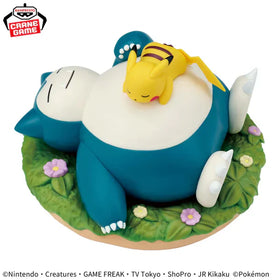 Pokemon Relax Time Pikachu & Snorlax Figure