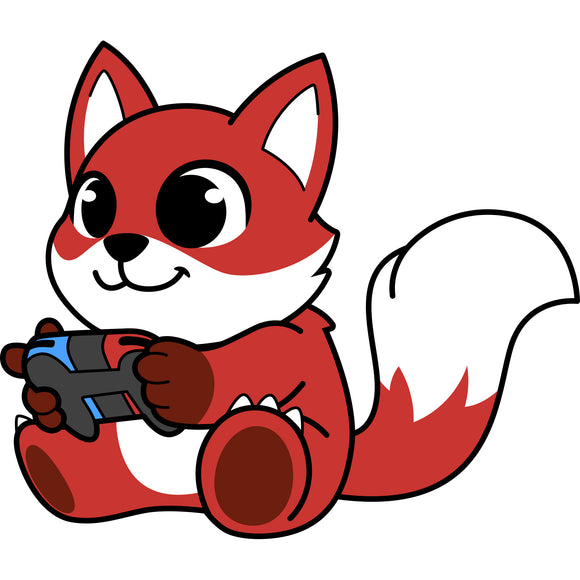 Red fox gaming mascot