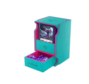 Gamegenic Deck Box: Watchtower 100+ XL Convertible (Teal/Pink)
