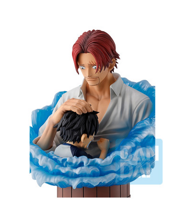 One Piece: Shanks & Monkey D. Luffy (Red Hair Pirates) Ichibansho Figure by Banpresto - 0