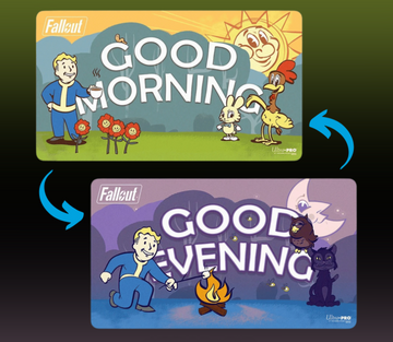 Ultra Pro Playmat: Fallout - Vault Boy "Good Morning/Good Evening" (Double-Sided)