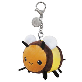 Micro Squishable Fuzzy Bumblebee Keychain