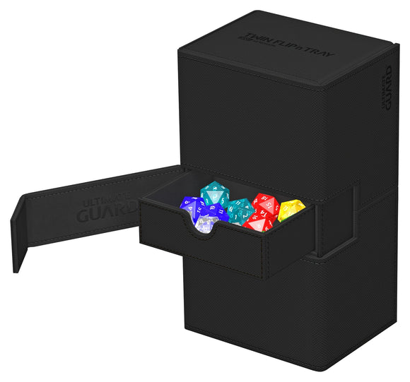 Ultimate Guard: Twin Flip'n'Tray 200+ Xenoskin - Black