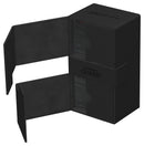Ultimate Guard: Twin Flip'n'Tray 200+ Xenoskin - Black-3