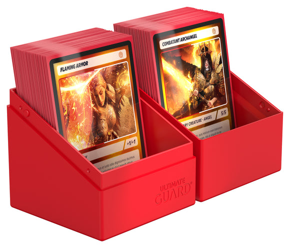 Ultimate Guard Boulder 100+ Solid Deck Box Red