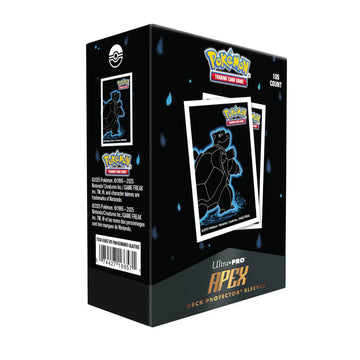 Ultra Pro Apex Sleeves: Standard Pokemon | Neon Kanto Blastoise 105CT