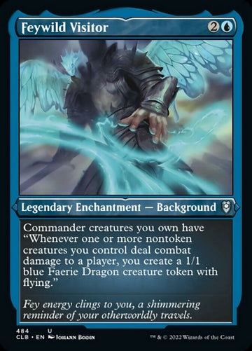 Visitante de Feywild (grabado en lámina) [Commander Legends: Battle for Baldur's Gate] 