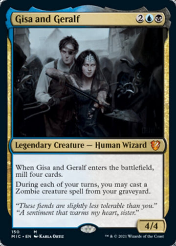 Gisa y Geralf [Comandante de la Cacería de Medianoche en Innistrad] 