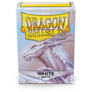 Dragon Shield: Standard 100ct Sleeves - White (Matte)-1