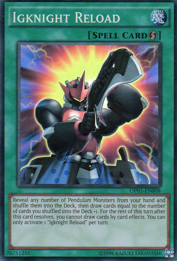 Igknight Reload [OP03-EN008] Súper raro 