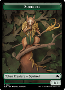 Squirrel // Darkstar Augur Double-Sided Token [Bloomburrow Tokens]-1