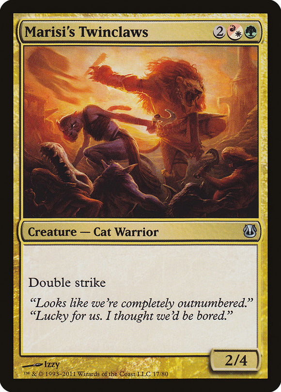 Garras gemelas de Marisi [Mazos de duelo: Ajani contra Nicol Bolas] 