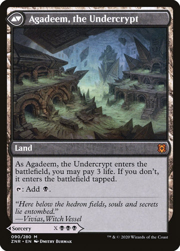 Agadeem's Awakening // Agadeem, the Undercrypt [Zendikar Rising] - 0