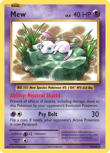Mew (53/108) [XY: Evoluciones] 
