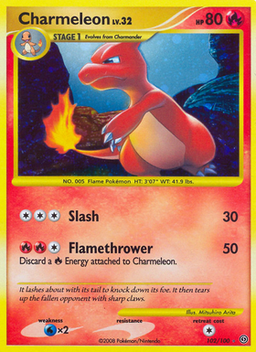 Charmeleon (102/100) [Diamante y Perla: Frente Tormentoso] 