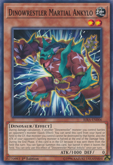 Dinowrestler Martial Ankylo [RIRA-EN006] Común 