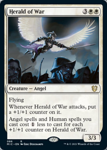 Heraldo de guerra [Comandante de Innistrad: Midnight Hunt] 