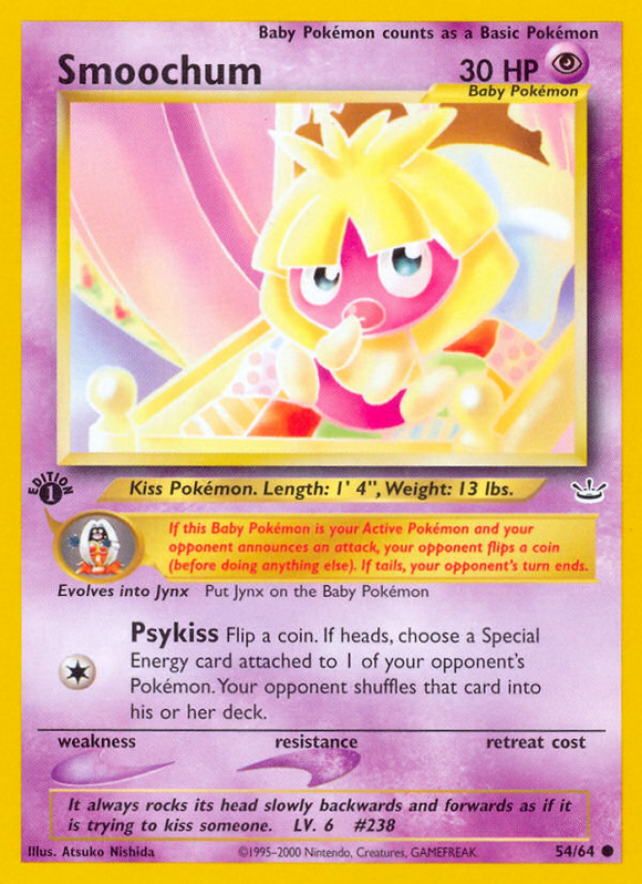 Smoochum (54/64) [Neo Revelation 1.ª edición] 