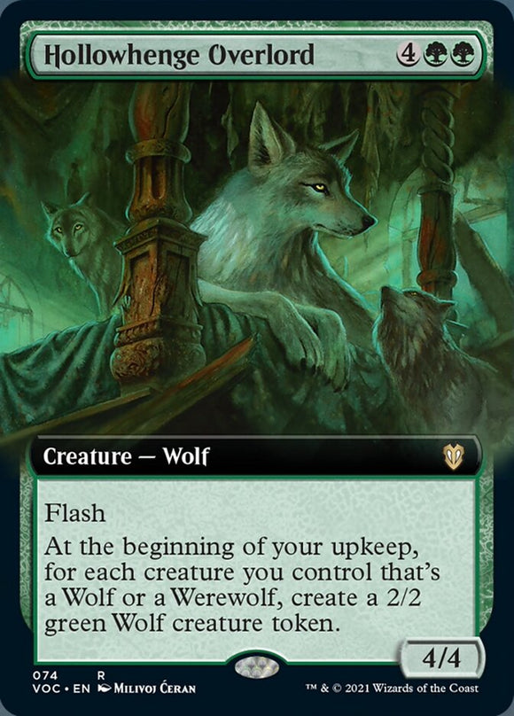 Señor supremo de Hollowhenge (ilustración ampliada) [Innistrad: Crimson Vow Commander] 