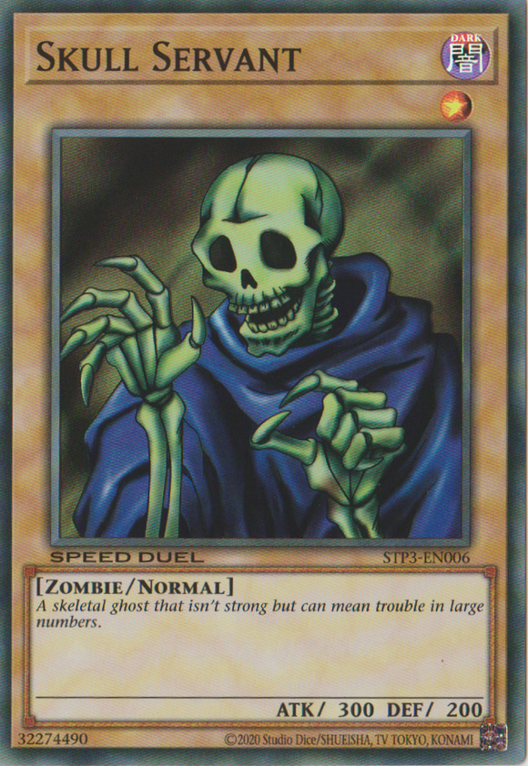 Sirviente de calavera [STP3-EN006] Súper raro 