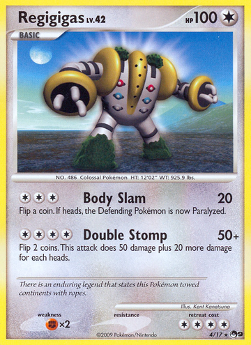 Regigigas (4/17) [POP Series 9]