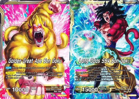 Gran simio dorado Son Goku // Son Goku SS4 de Long Odds (SD5-01) [Tarjetas de gran tamaño] 