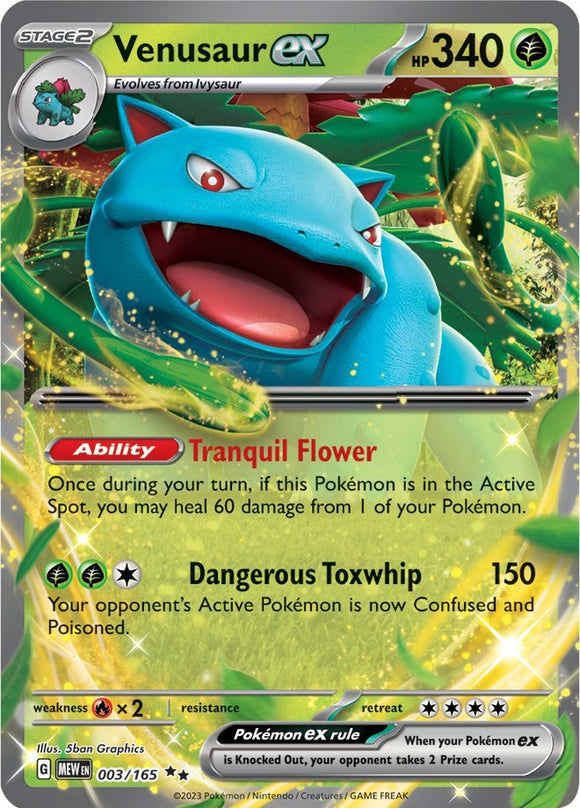 Venusaur ex (003/165) [Escarlata y Violeta: 151] 