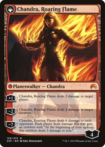 Chandra, Fuego de Kaladesh // Chandra, Llama Rugiente [Guarida Secreta: De Linda a Brutal]  - 0