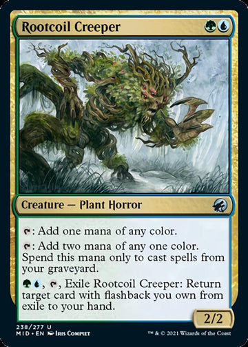 Enredadera de raíz enrollada [Innistrad: Midnight Hunt] 