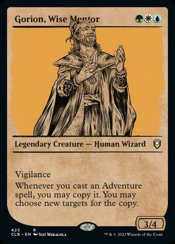 Gorion, mentor sabio (Escaparate) [Commander Legends: Battle for Baldur's Gate] 