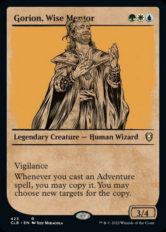 Gorion, mentor sabio (Escaparate) [Commander Legends: Battle for Baldur's Gate] 
