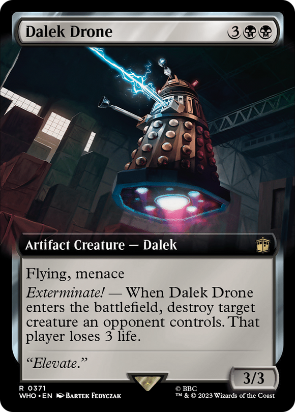 Dron Dalek (ilustración ampliada) [Doctor Who] 