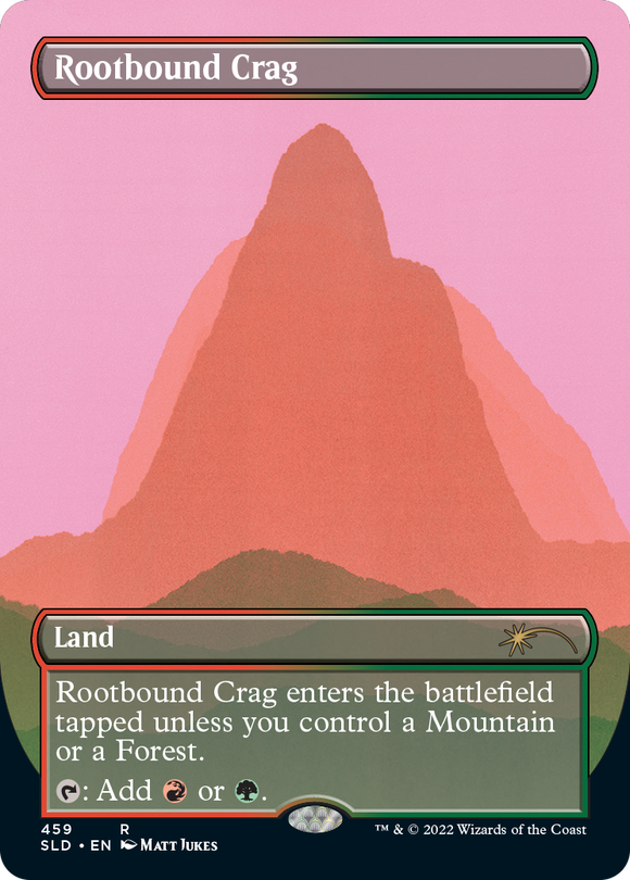 Peñasco con raíces (sin bordes) [Serie Secret Lair Drop] 