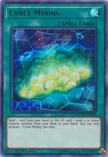 Minería de Cynet [DUOV-EN095] Ultra raro 