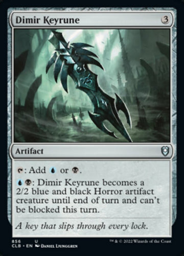 Runa de llave Dimir [Commander Legends: Battle for Baldur's Gate] 