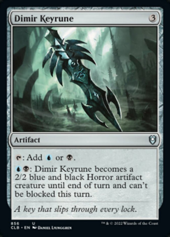 Runa de llave Dimir [Commander Legends: Battle for Baldur's Gate] 