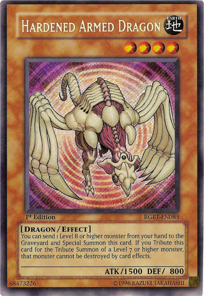 Dragón armado endurecido [RGBT-EN083] Raro secreto 
