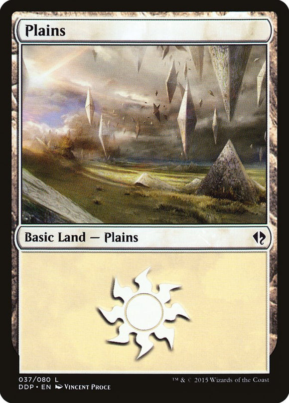 Llanuras (37) [Mazos de duelo: Zendikar contra Eldrazi] 