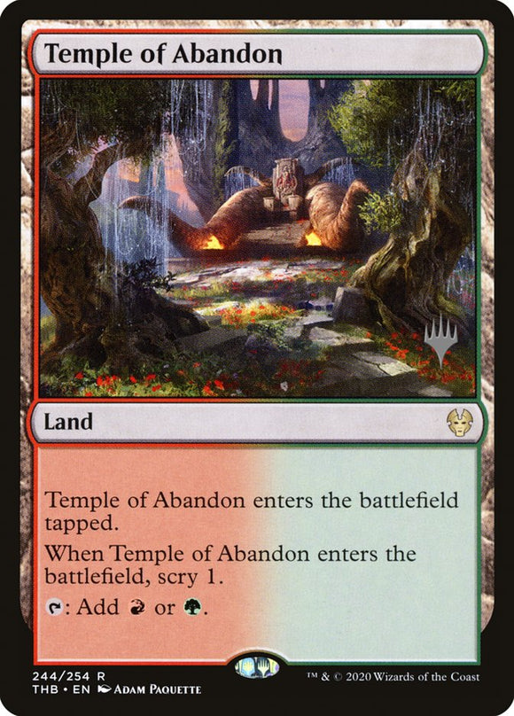 Temple of Abandon (paquete promocional) [Promociones de Theros Beyond Death] 