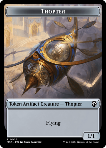 Aetherborn // Thopter Double-Sided Token [Modern Horizons 3 Commander Tokens] - 0