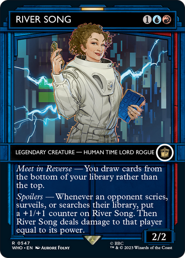 CANCIÓN DEL RÍO (Escaparate) [Doctor Who] 