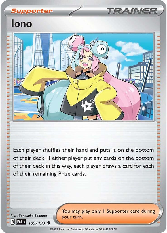 Iono (185/193) [Scarlet &amp; Violet: Paldea evolucionada] 