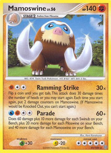 Mamoswine (21/100) [Diamante y Perla: Frente de Tormenta] 