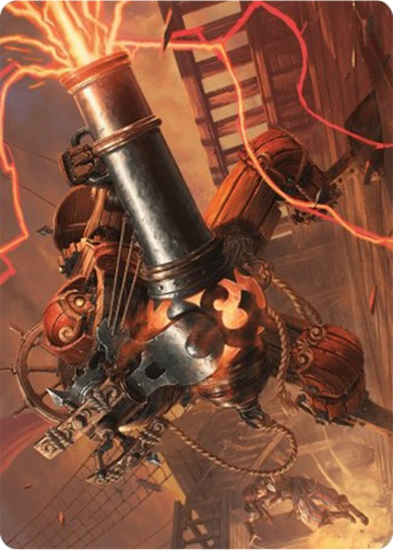 Tarjeta de arte de Blaster Hulk [Serie de arte Modern Horizons 3] 