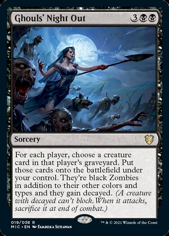La noche de los necrófagos [Innistrad: Midnight Hunt Commander] 